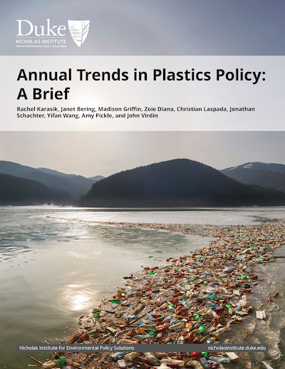 Annual Trends in Plastics Policy: A Brief cover