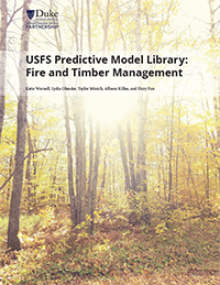 USFS Predictive Model Library: Fire and Timber Management Cover