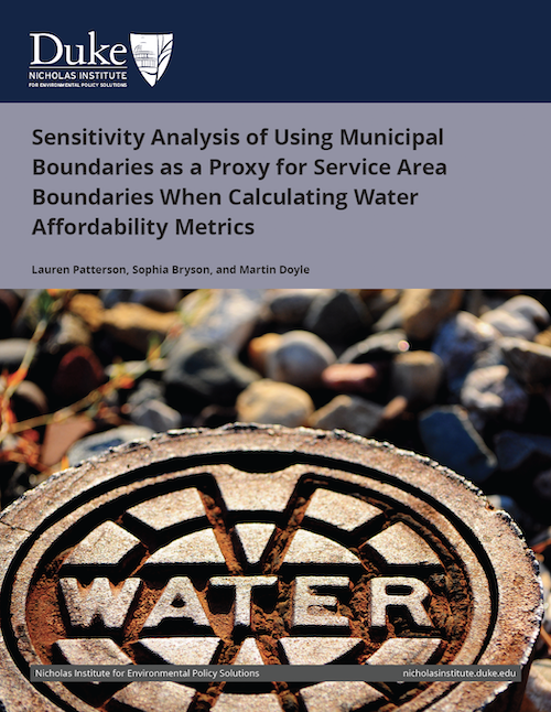 Sensitivity Analysis of Using Municipal Boundaries as a Proxy for Service Area Boundaries When Calculating Water Affordability Metrics cover