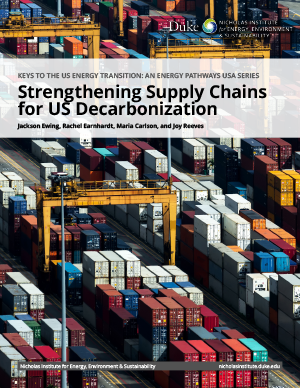 Strengthening Supply Chains for US Decarbonization cover